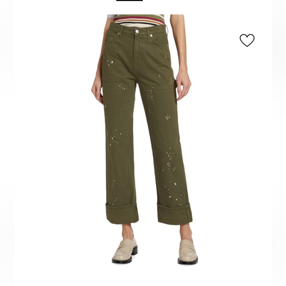 Veronica Beard Splattered Paint Dylan Jeans